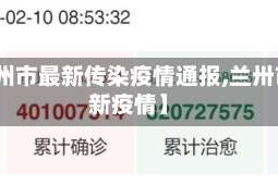【兰州市最新传染疫情通报,兰卅市最新疫情】
