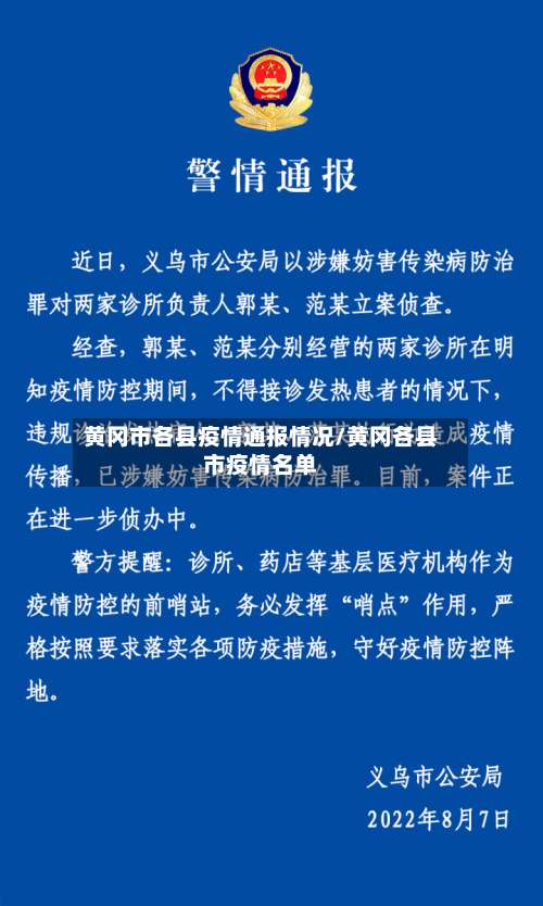 黄冈市各县疫情通报情况/黄冈各县市疫情名单-第1张图片
